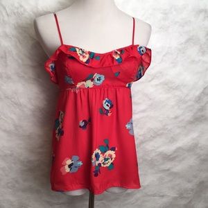American Eagle Spaghetti flower top Size S/P